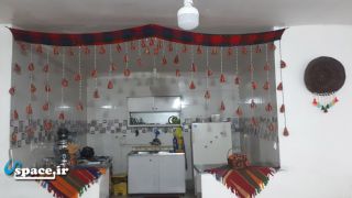 نمای آشپزخانه خانه بومی کارزان - پاوه - روستای داریان